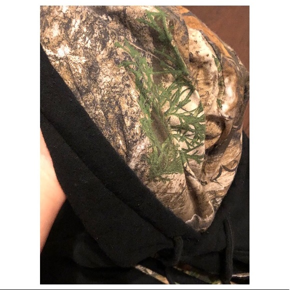 CAMO STARS & STRIPES HOODIE BUCK WEAR: LG - Picture 6 of 9